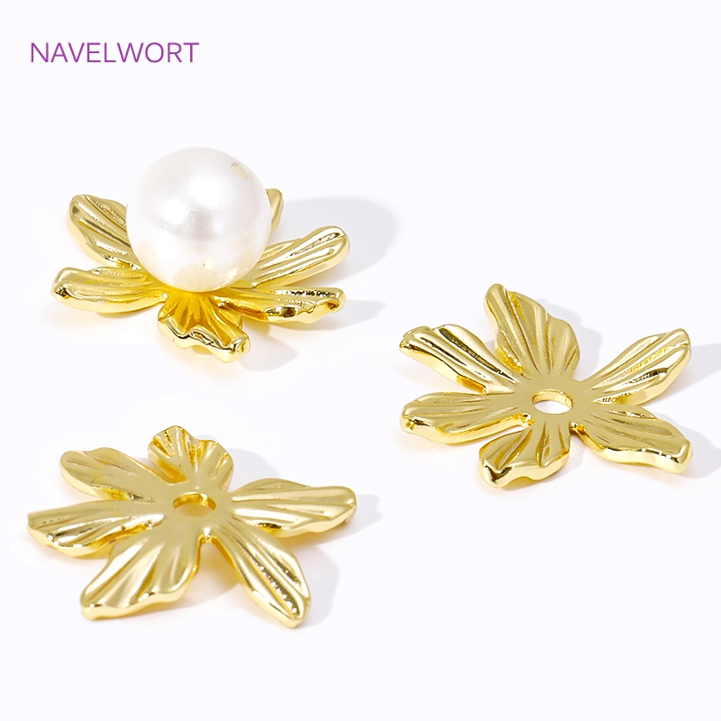 18K Gold Plated Large Flower B - Embellishment Crafts 评论和价格