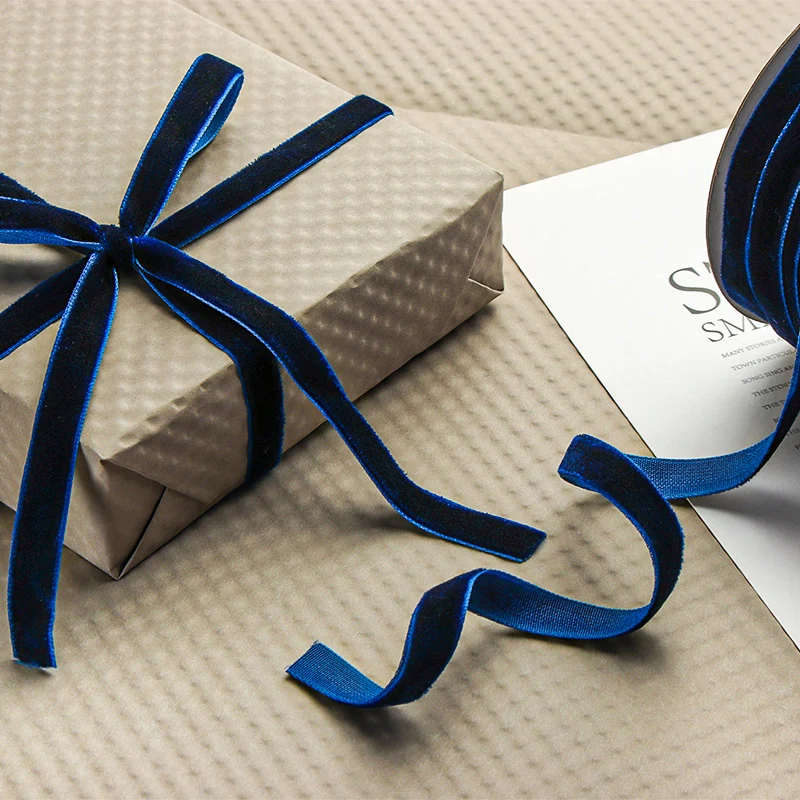 50Yards/roll Velvet Flocking R - Velvet Ribbon Roll 评论和价格