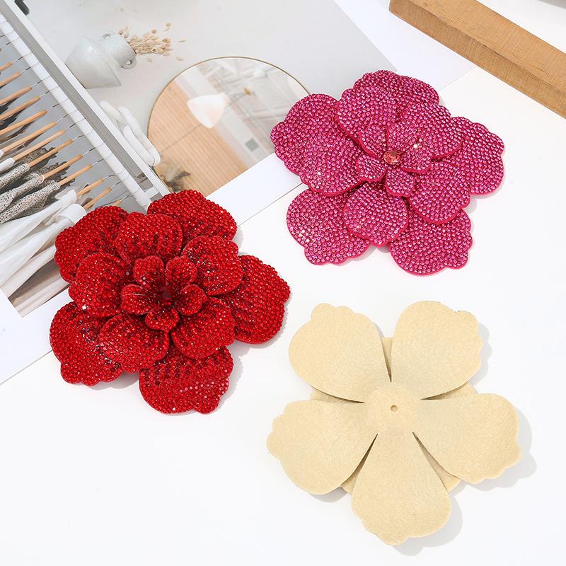 1pc Three-dimensional Camellia - Craft Embellishment 评论和价格