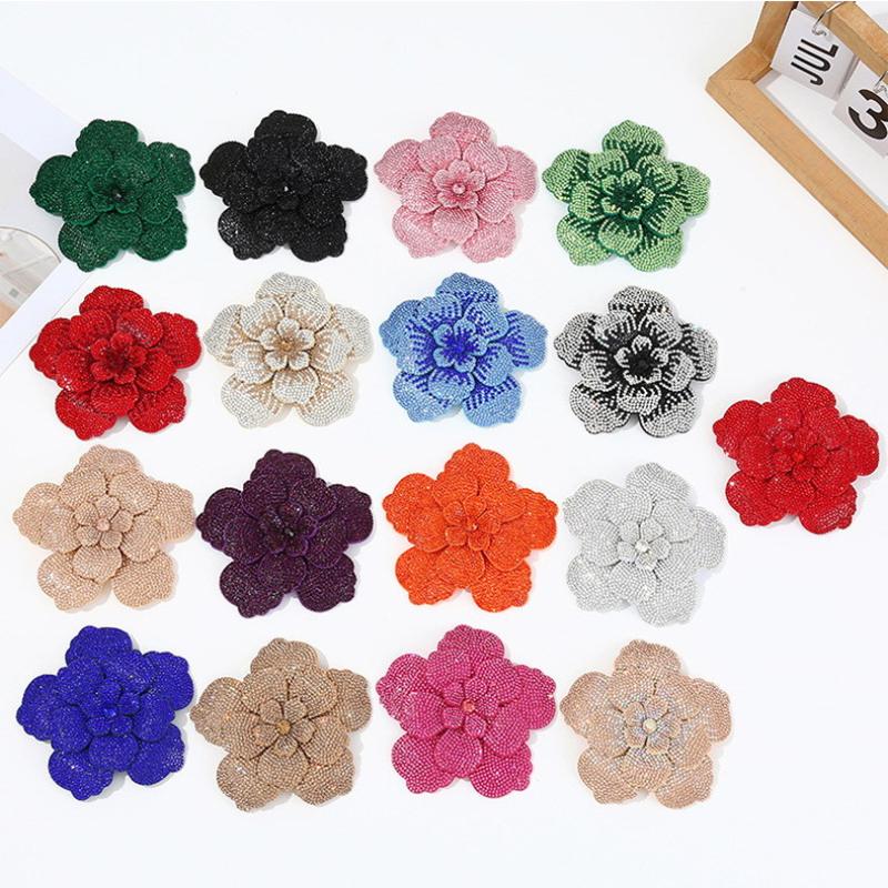 1pc Three-dimensional Camellia - Craft Embellishment 评论和价格