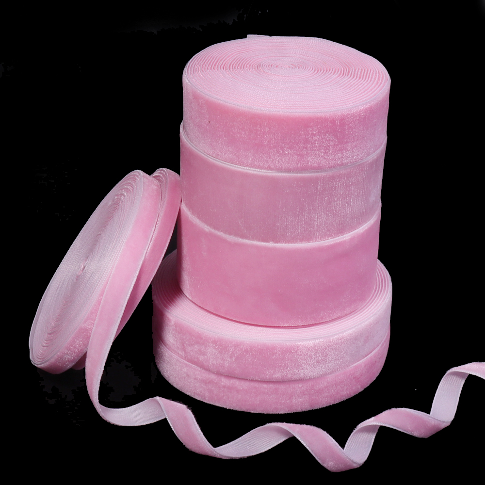 5-10yards/roll Velvet Ribbons  - Velvet Ribbon Roll 评论和价格