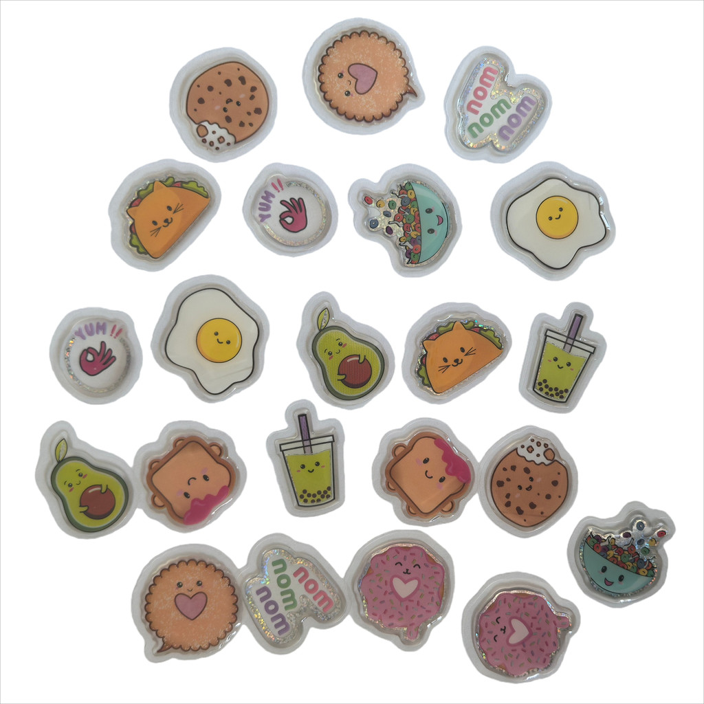 45 Pcs Adorable Epoxy Stickers - Craft Embellishment World 评论和价格