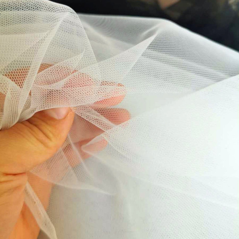 Small Hole See Through Polyest - Crystal Mesh Fabric 评论和价格