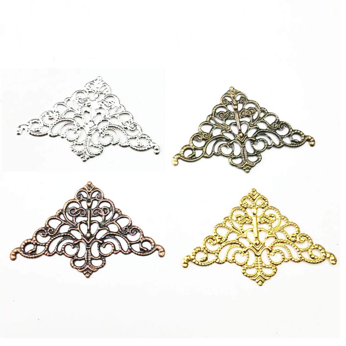 200PCS Hollow Connector Triang - Craft Embellishment 评论和价格