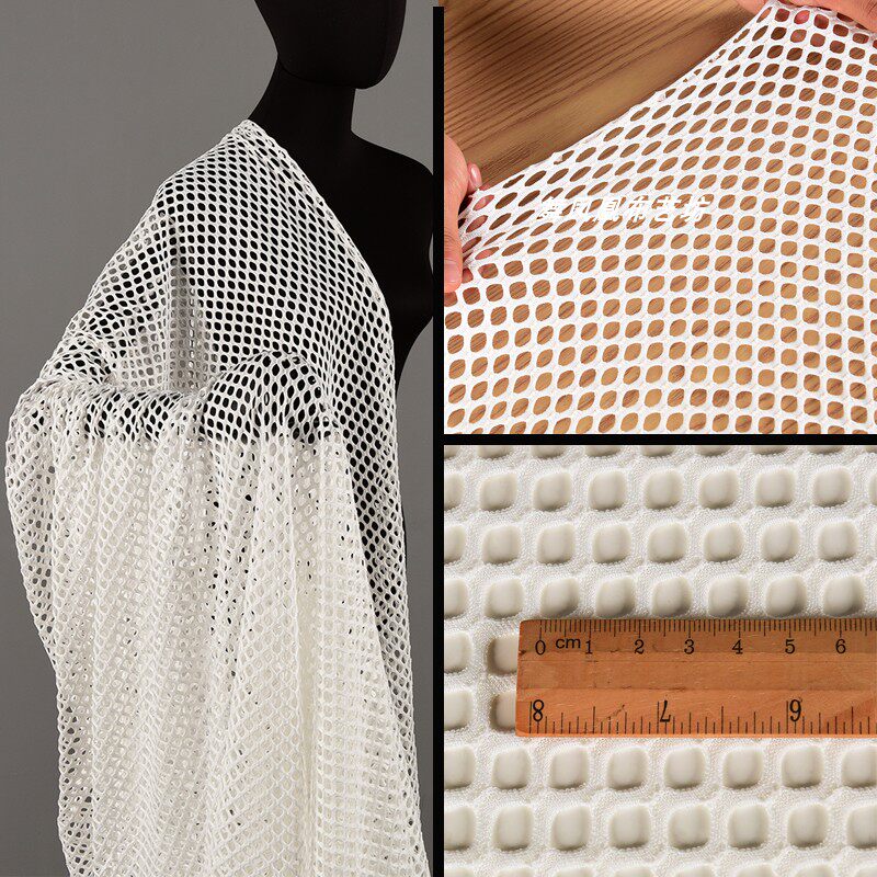 4 Way Stretch Soft Diamond Lar - Crystal Mesh Fabric 评论和价格