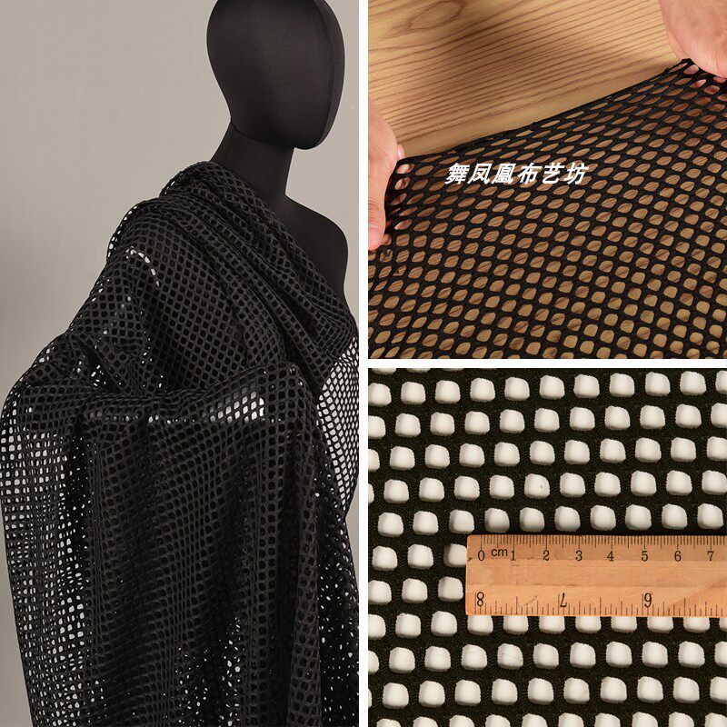 4 Way Stretch Soft Diamond Lar - Crystal Mesh Fabric 评论和价格